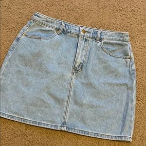 Denim skirt